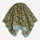 double layer blanket | honey mustard flower doodles | bamboo