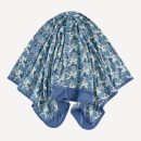 double layer blanket | blue wildflowers | bamboo