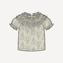 PREORDER winnie top | jade fern blossom | organic cotton woven