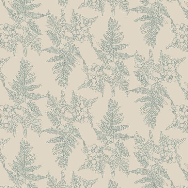 PREORDER smocked waist bubble pant | jade fern blossom | organic cotton woven - Image 2