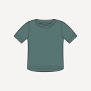 PREORDER short sleeve essential boxy tee | sagebrush | organic cotton wide rib