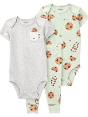 Carter's Baby Boys or Baby Girls Bodysuit and Leggings, 3 Piece Set