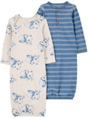 Carter's Baby Boys Sleeper Gowns, Pack of 2