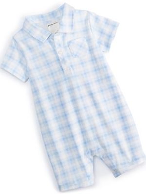 First Impressions Baby Boys Friendship Plaid Sunsuit, Created for Macy's