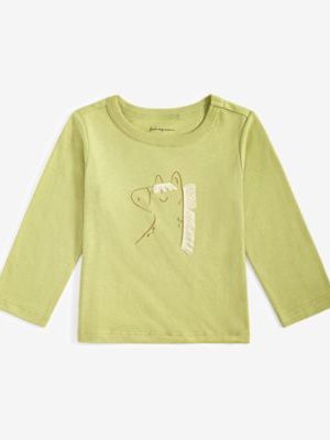 First Impressions Baby Boys Horse Graphic Long-Sleeve Jersey T-Shirt, Created for Macy's