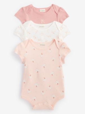 First Impressions Baby Girls Tiny Dancer Bodysuits, 3 Pack, Created for Macy's