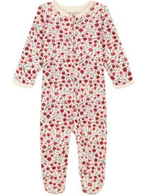 Tommy Hilfiger Baby Girl Ditsy Floral Footsie Coverall