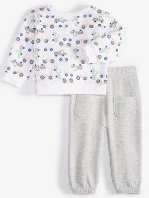 First Impressions Baby Boys Traffic Jam Top & Waffled Pants, 2 Piece Set, Created for Macy's