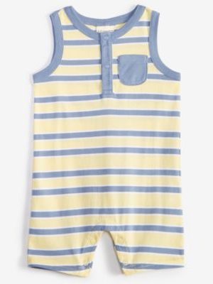 First Impressions Baby Boys Striped Sunsuit, Created for Macy's