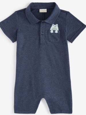 First Impressions Baby Boys Frog Pocket Collared Sunsuit, Created for Macy's
