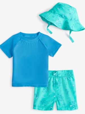 First Impressions Baby Boys 3-Pc. Swim Set, Exclusively at Macy's