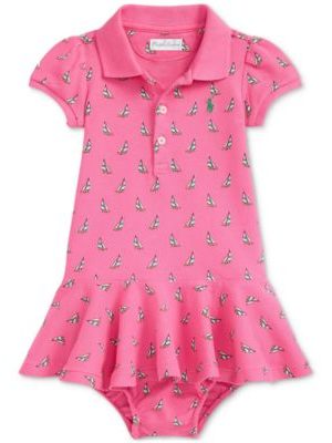 Polo Ralph Lauren Baby Sailboat-Print Polo Dress