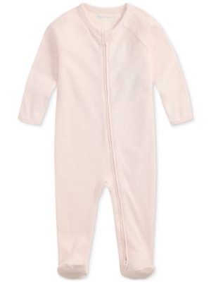 Polo Ralph Lauren Baby Cotton Embroidered Pony Coverall