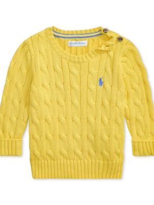 Polo Ralph Lauren Baby Boys Cotton Cable-Knit Sweater