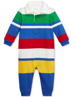 Polo Ralph Lauren Baby Cotton Rugby Coverall