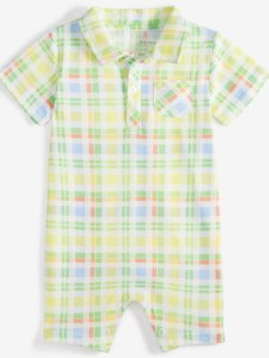 First Impressions Baby Boys Park Plaid Sunsuit, Exclusively at Macy's
