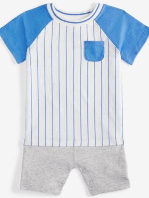 First Impressions Baby Boys Sporty Striped Sunsuit, Exclusively at Macy's