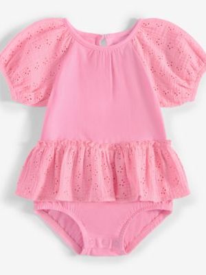 First Impressions Baby Girls Eyelet-Detail Sunsuit, Exclusively at Macy's