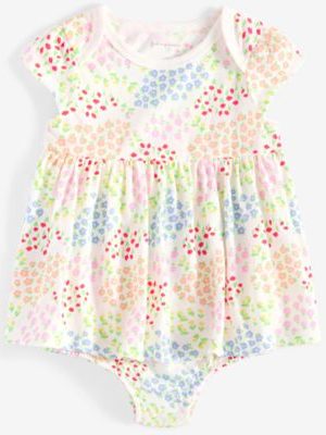 First Impressions Baby Girls Flower Garden Printed Skirted Sunsuit, Exclusively at Macy's