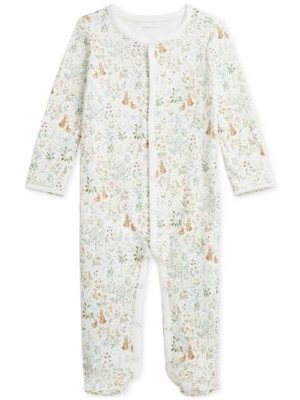 Polo Ralph Lauren x Riley Sheehey Baby Cotton Interlock Footed Coverall