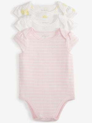First Impressions Baby Pointelle Bodysuits, Pack of 3, Exclusively at Macy's