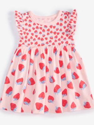 First Impressions Baby Girls Strawberry-Print Dress, Exclusively at Macy's