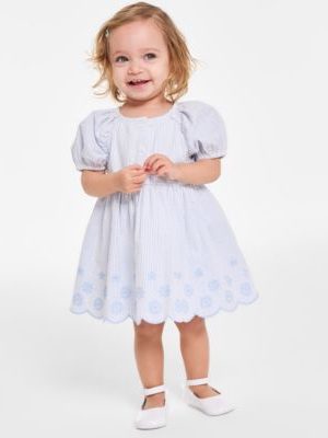 First Impressions Baby Girls Seersucker Dress, Exclusively at Macy's