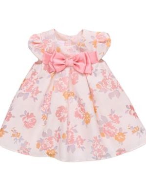 Bonnie Baby Baby Girls Floral Trapeze Party Dress
