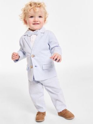 First Impressions Baby Boys Seersucker Blazer, Exclusively at Macy's