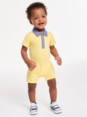 First Impressions Baby Boys Embroidered Boat Sunsuit, Created for Macy's