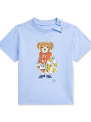 Polo Ralph Lauren Baby Polo Bear Cotton Jersey Tee