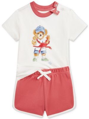 Polo Ralph Lauren Baby Polo Bear Jersey Tee & Short Set