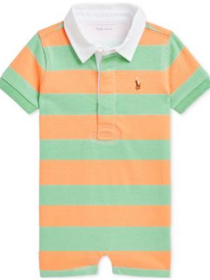Polo Ralph Lauren Baby Striped Rugby Shortalls