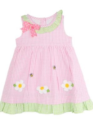 Rare Editions Baby Girls Daisy Seersucker Dress