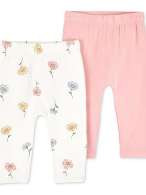 PurelySoft by Carter's Baby PurelySoft Pants, Pack of 2