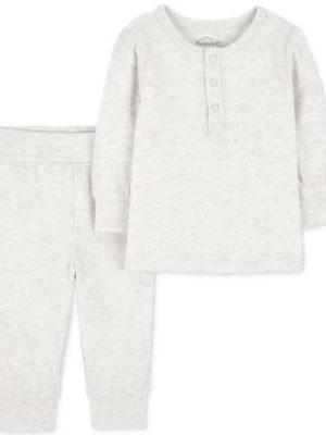 PurelySoft by Carter's Baby T-Shirt & Pants, 2 Piece Set