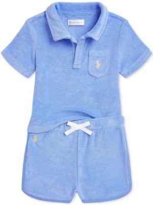 Polo Ralph Lauren Baby Terry Polo Shirt & Short Set