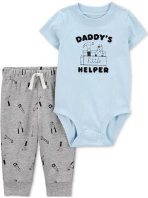 Carter's Baby Boys Bodysuit & Pants, 2 Piece Set