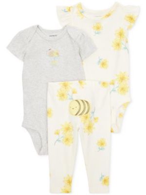 Carter's Baby Little Character Bodysuits & Pants, 3 Piece Set