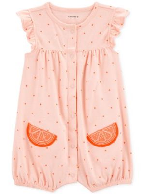 Carter's Baby Girls Cotton Romper