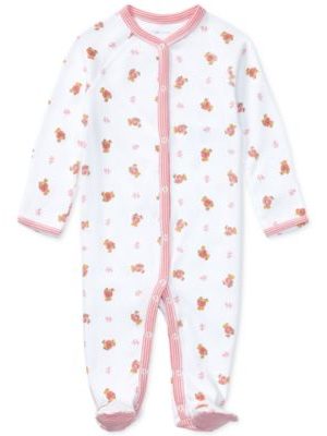 Polo Ralph Lauren Baby Girls Polo Bear Cotton Coverall