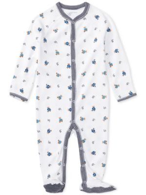 Polo Ralph Lauren Baby Boys Bear Cotton Footed Coverall
